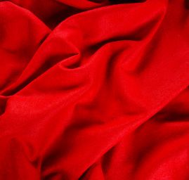 Vlněná pletenina s příměsí lamí vlny červená