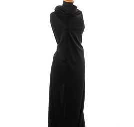 Jemný viskozový úplet černé barvy