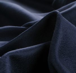 Kašmír látka vhodná na kabát tmavě modrá
