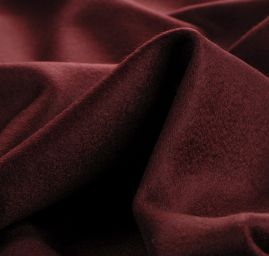 Kašmír látka vhodná na kabát vínová