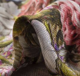 Hedvábí šatové béžové