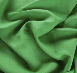 Len jemný středně silný ostře zelený