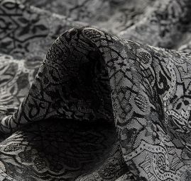 Podšívka žakárová černošedá