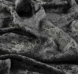 Podšívka žakárová černošedá