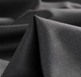 Vlněná kostýmová látka směs černá