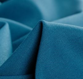 Vlněná kostýmová látka směs petrol tyrkysová