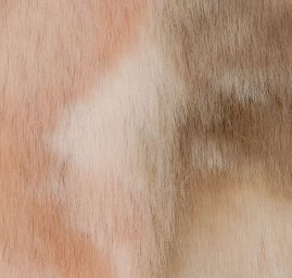 Imitace kožešiny smetanová, starorůžová, hnědá