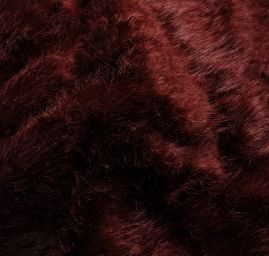 Imirace kožešiny dlouhý vlas vínová