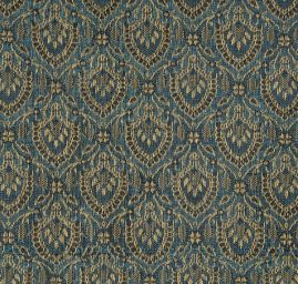 Hedvábný brokát šanžán zelenozlatý