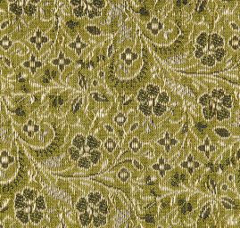 Hedvábný brokát šanžán jemné květy