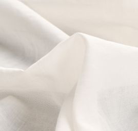 Etamín bavlněná látka smetanový