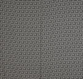 Viskozová šatovka drobný květ bíločerná