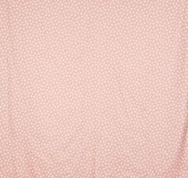 Bavlněná látka tisk motiv květin starorůžová