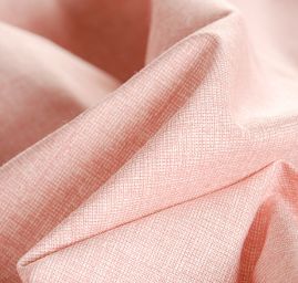 Bavlněná látka tisk melír starorůžová/smetanová