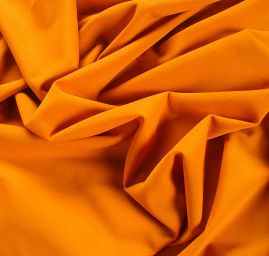 Pletenina úplet scuba crepe oranžový