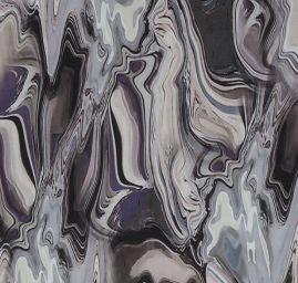 Viskozová šatová látka tisk abstrakt zelenorůžová