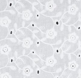 Krajka madeira vzor pnoucích se květů