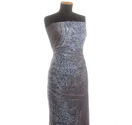 Šifon geometrický etno vzor kupón 3 m za cenu 2 m