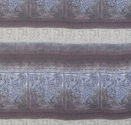 Šifon geometrický etno vzor kupón 3 m za cenu 2 m