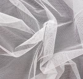 Tyl bavlněný šatový slonová kost