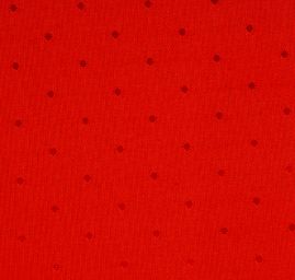 Podšívka směs acetát viskoza puntík červená