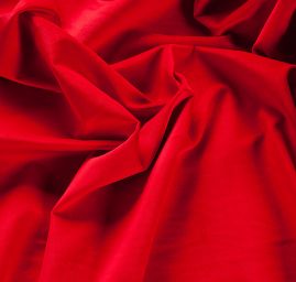 Bavlněný samet červený