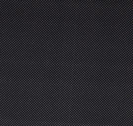 Látka drobný puntík černá bílá