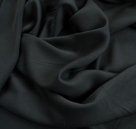 Žoržet šatový viskoza směs zelenošedý