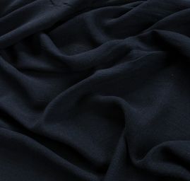 Bavlna organtýn přírodní tm. modré barvy