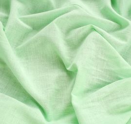 Bavlna organtýn hráškově zelené barvy