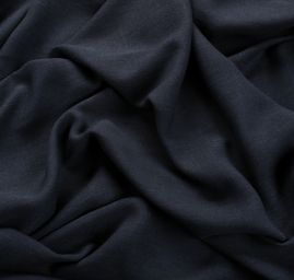 Viskozový organtýn přírodní tm. modré barvy