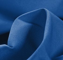 Kostýmová látka pružná středně modrá II.jakost