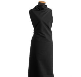 Kostýmová látka pružná viskoza směs černá