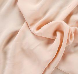 Žoržet šatový růžovo-meruňkový