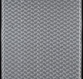 Krajka na tylu výšivka květinová bílá