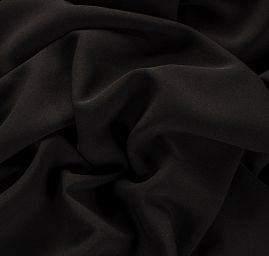 Kostýmová látka bavlna směs pružná černá