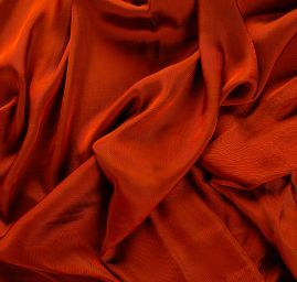 Podšívka keprové vazby šanžán oranžovočerná