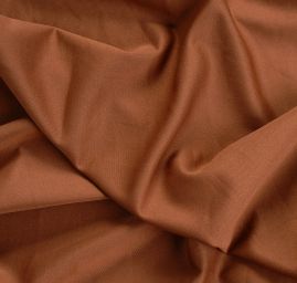 Pletenina úplet scuba crepe oboustranný koňak hnědá