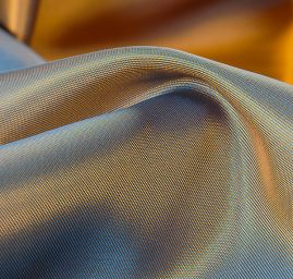 Podšívka šanžánová viskoza žlutomodrá