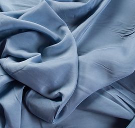 Viskozová šatová látka pastel modrá