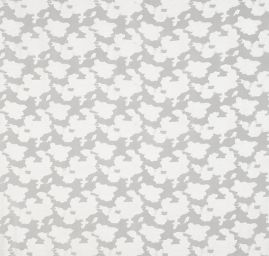 Šifon plastický květ lomená bílá II.jakost