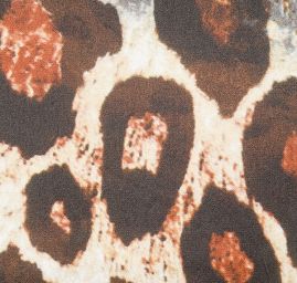 Hedvábný satén abstraktní zvířecí vzor