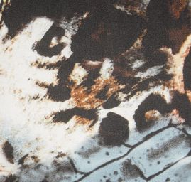 Hedvábný satén abstraktní zvířecí vzor