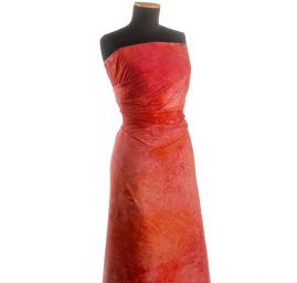 Viskozová batika vínovorůžová