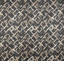 Hedvábný atlas geometrický vzor