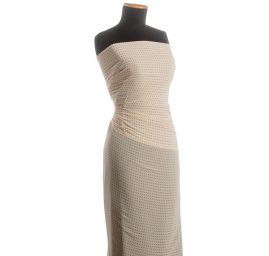 Šifon puntík drobný černý