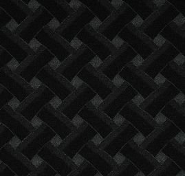 Brokát plastický geometrický vzor černý