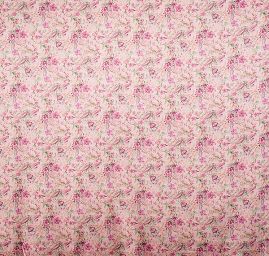 Atlas paisley motiv starorůžová