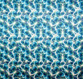 Atlas motiv motýl modrý