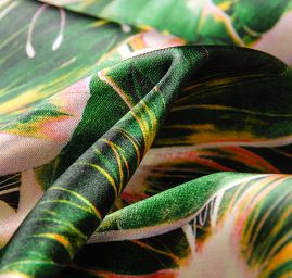 Atlas motiv motýl zelený